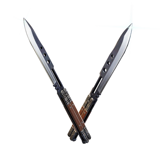 Butterfly Knives — Rare Pickaxe in the Fortnite item shop