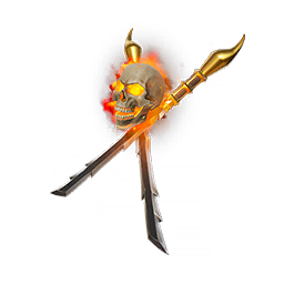 Scorpion's Flaming Skull — Gaming Legends Series Back Bling in the Fortnite item shop